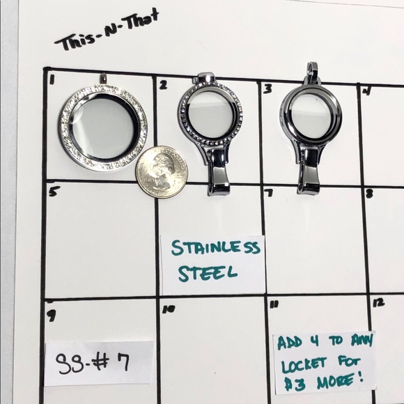 SS-#7 XL Stainless Steel Living Story Locket - Picture 3 of 9